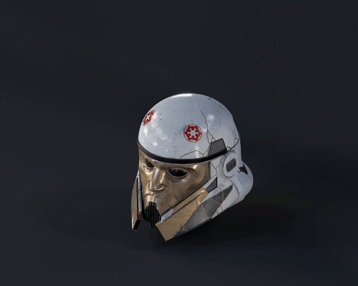 Captain Enoch Night Trooper Helmet (Finished Helmet)