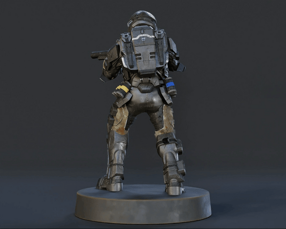 1:48 Scale Alpha 9 ODST Miniatures