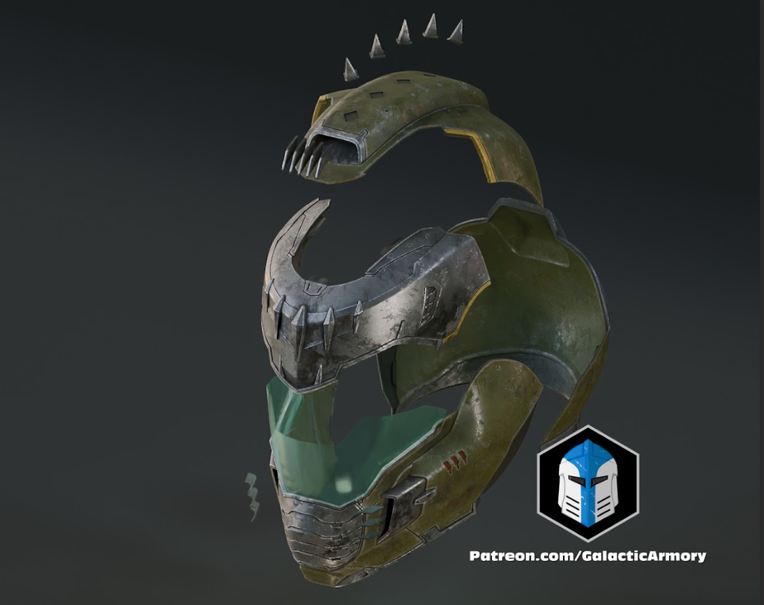Doom: Dark Ages Helmet (Finished Helmet)