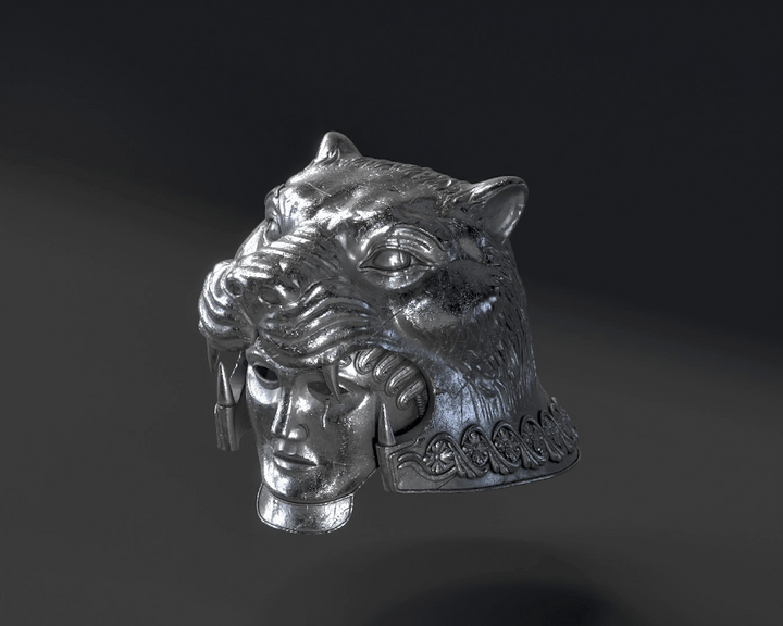 Tigris of Gaul Helmet (Finished Helmet)
